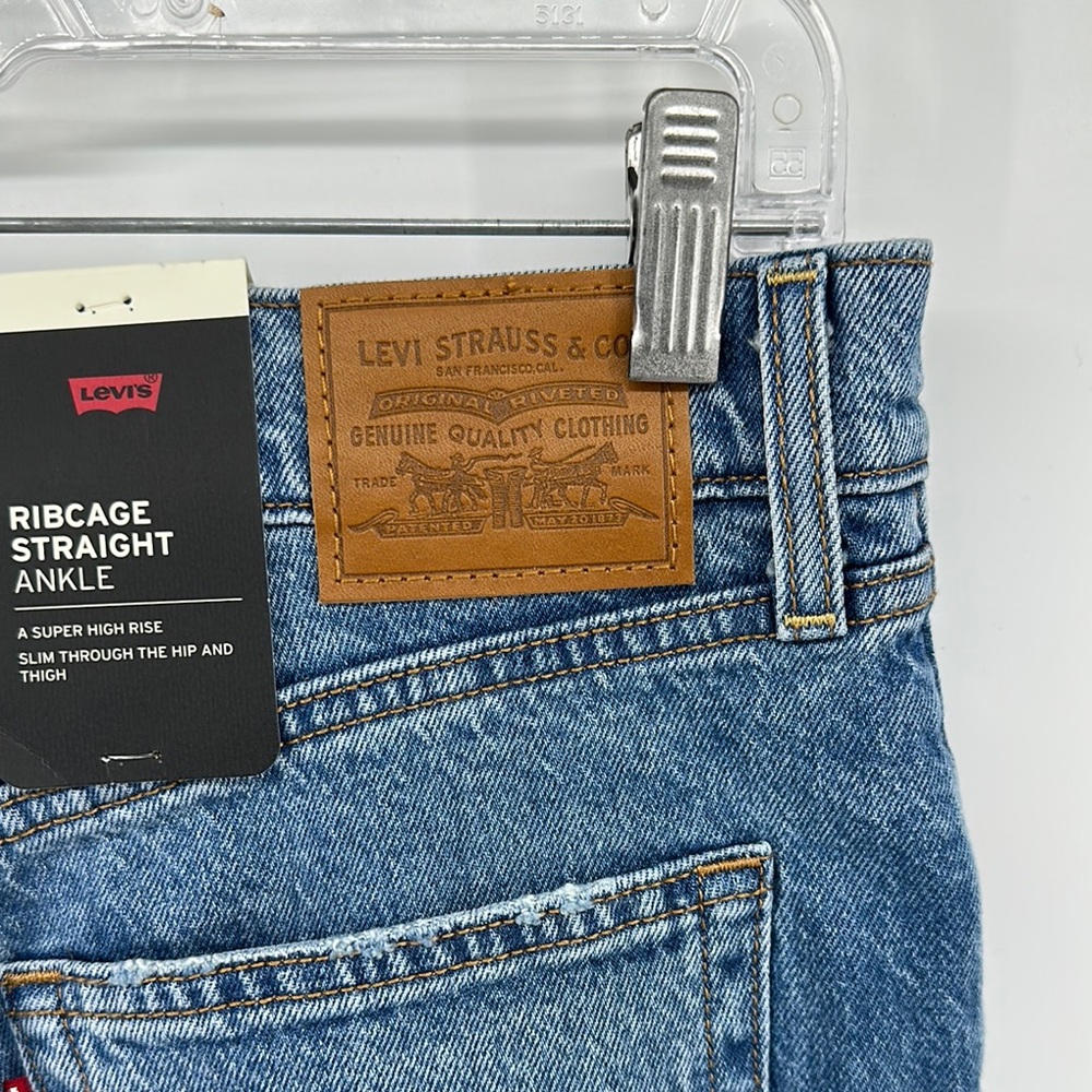 Levi's Jeans - Blue Ribcage straight - Picture 9 of 15